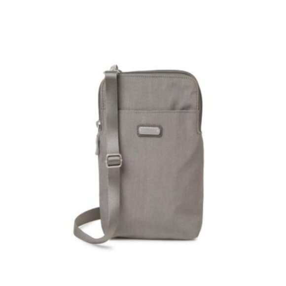 Baggallini Bryant Mini Crossbody Handbag - Sterling Shimmer, Chic Women's Access - Picture 1 of 7